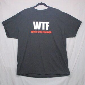 Hanes Fireball Graphic Print T-Shirt Black Men Size | XL